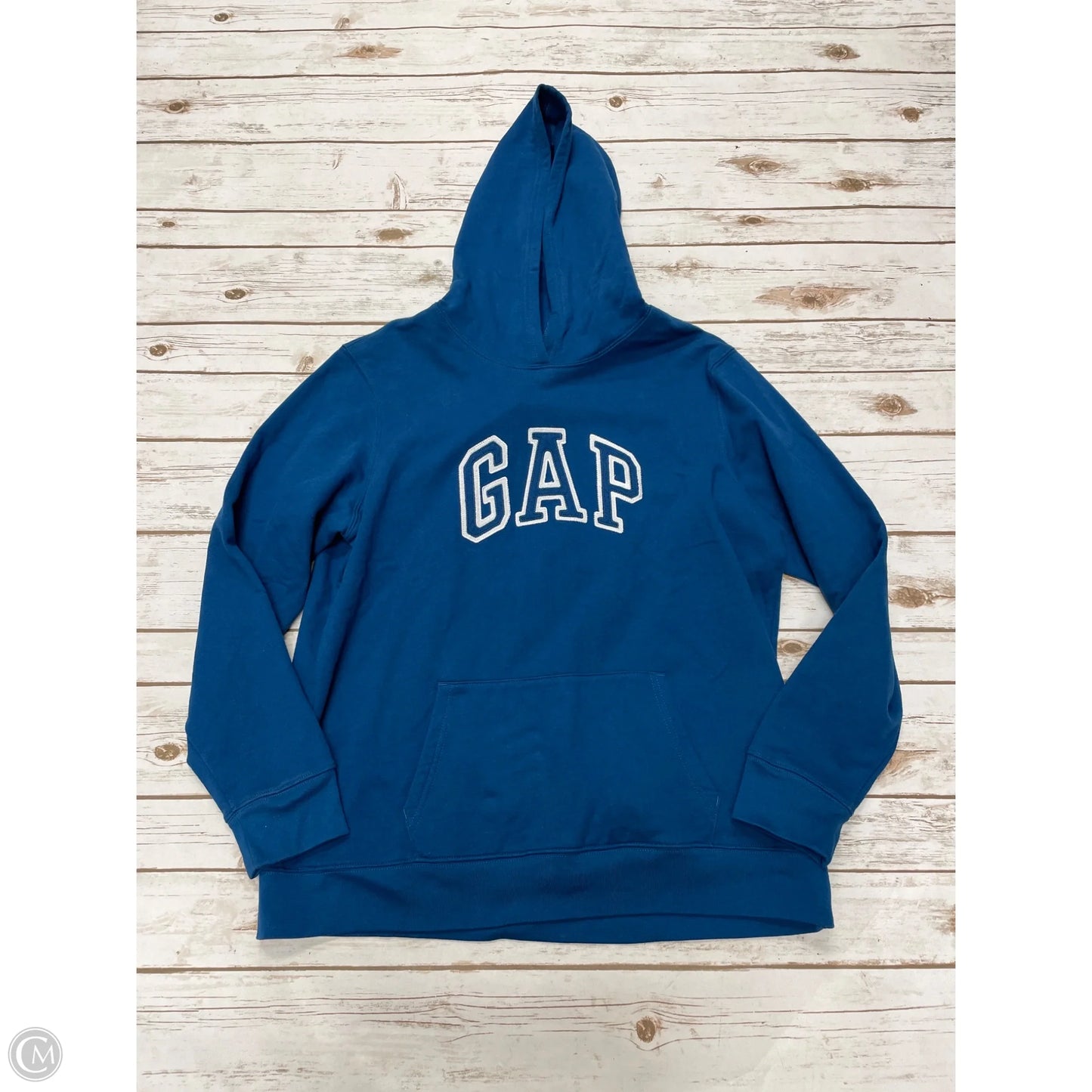Sweatshirt Hoodie By Gap In Blue, Size: Xl