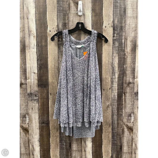 Top Sleeveless By Anthropologie In Purple, Size: 2x