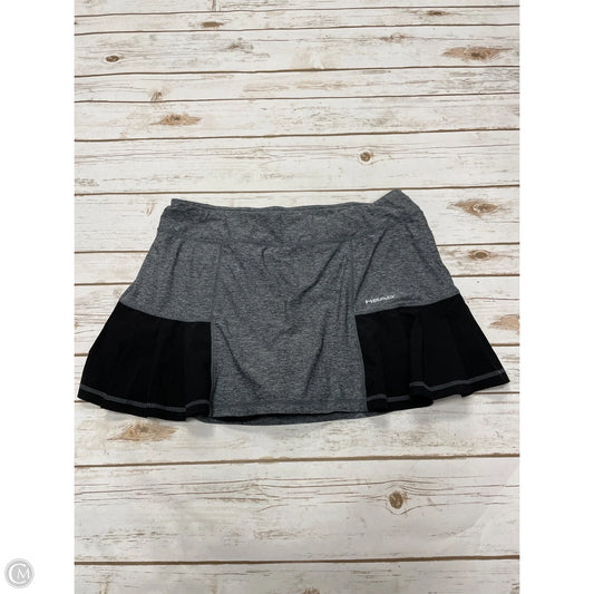 Athletic Skort By Head In Grey, Size: Xl