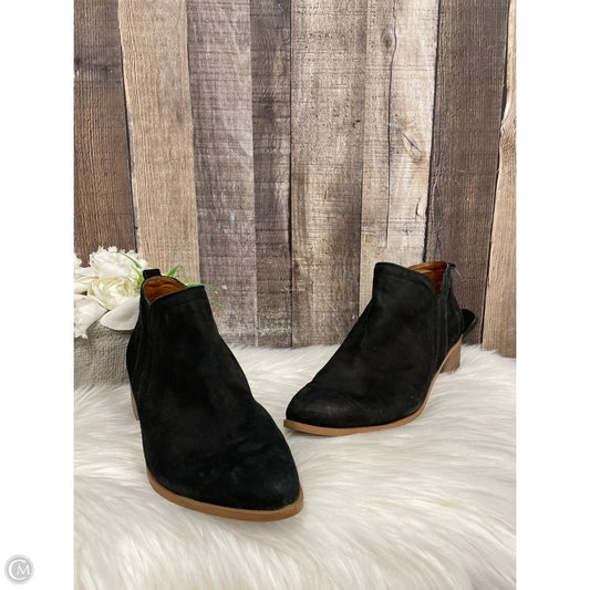 Boots Ankle Heels By Franco Sarto In Black, Size: 9