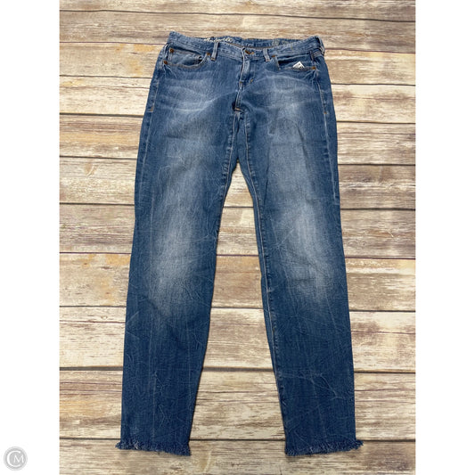 Jeans Straight By Madewell In Blue Denim, Size: 8