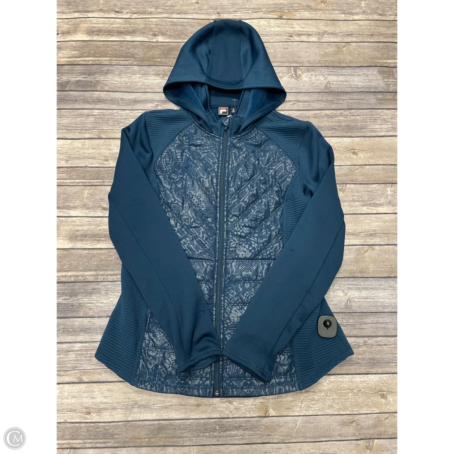Athletic Jacket By Fila In Blue, Size: Xl