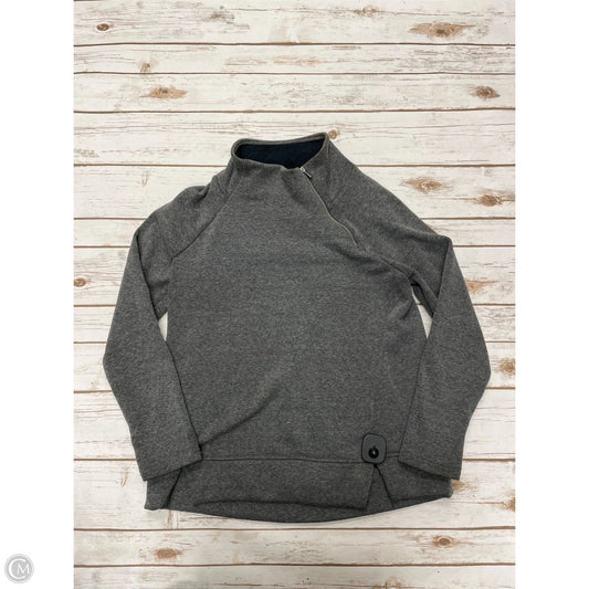 Athletic Sweatshirt Collar By Mta Pro In Grey, Size: M