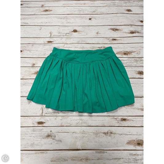 Athletic Skort By Ultra Flirt In Green, Size: 1x