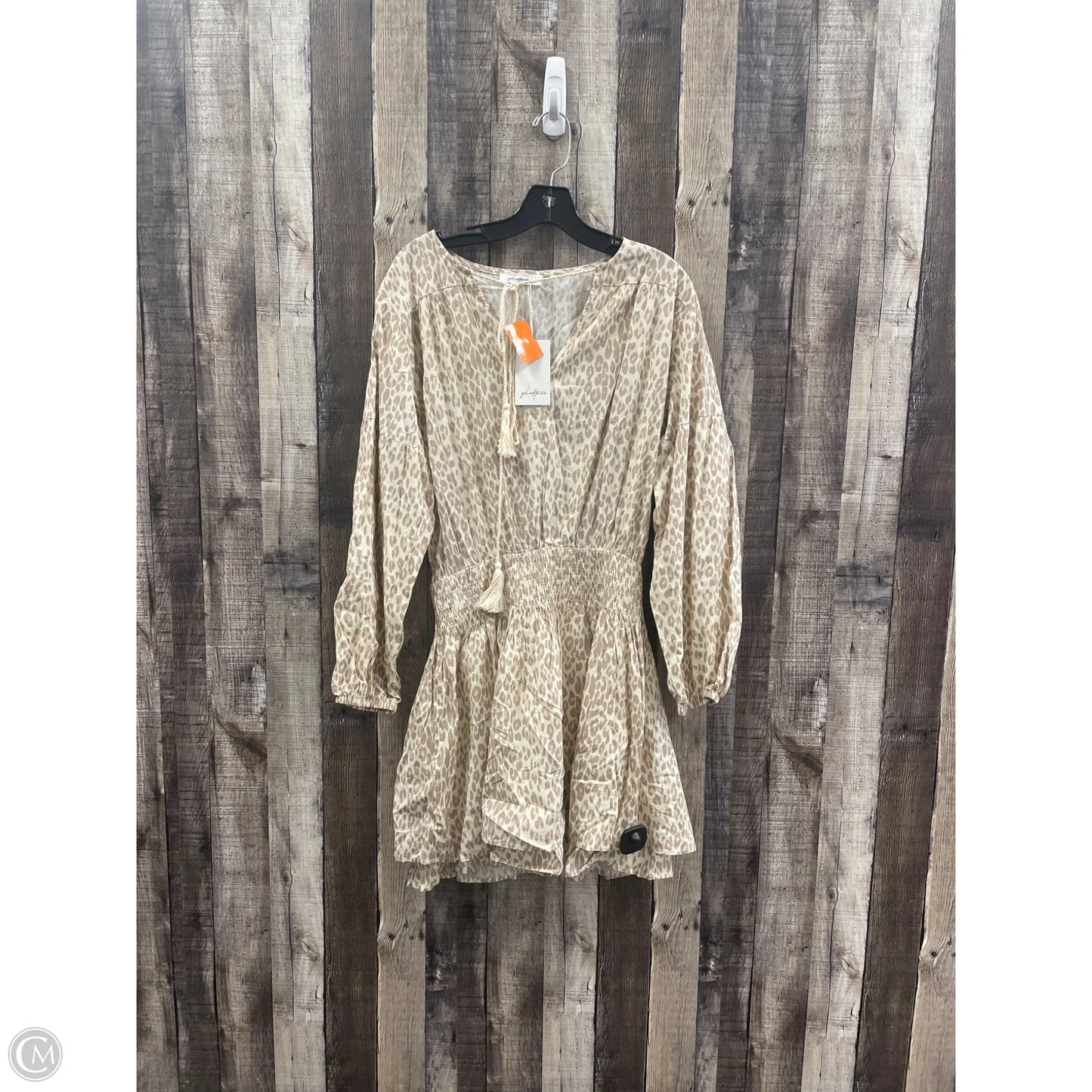 Dress Casual Short By Cme In Animal Print, Size: M