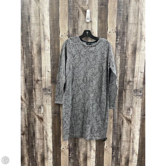 Dress Casual Midi By J. Jill In Snakeskin Print, Size: S