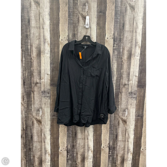 Top Long Sleeve By Velvet Heart In Black, Size: 2x