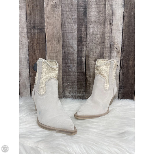 Boots Ankle Heels By Dolce Vita In Cream, Size: 7