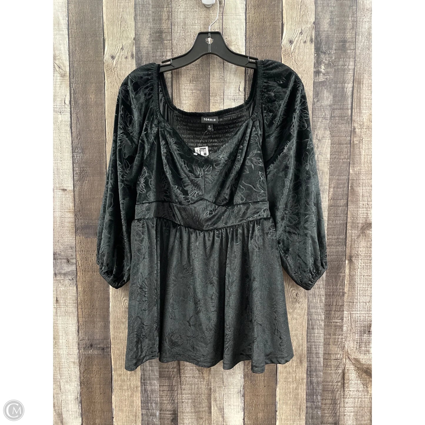 Top Long Sleeve By Torrid In Black, Size: L