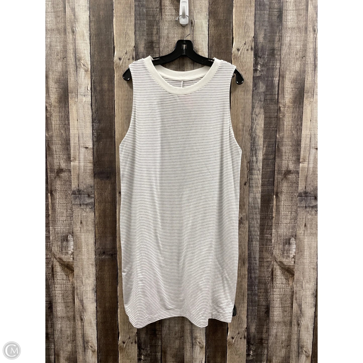 Dress Casual Midi By A New Day In Striped Pattern, Size: Xl