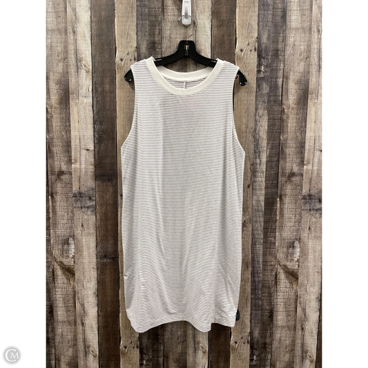 Dress Casual Midi By A New Day In Striped Pattern, Size: Xl