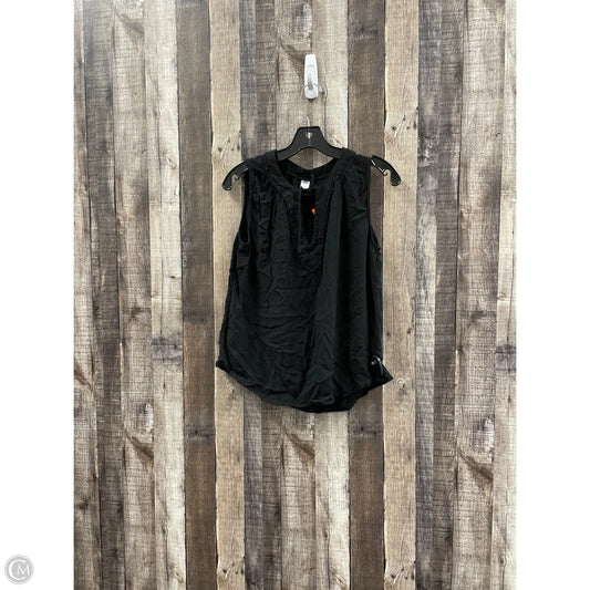 Top Sleeveless By Old Navy In Black, Size: M