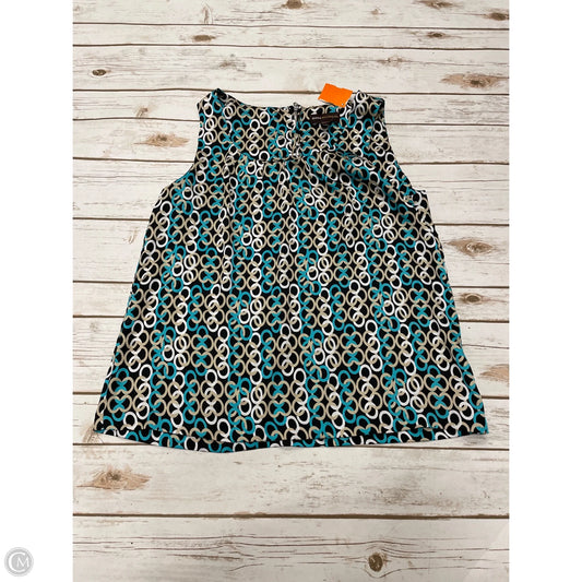 Top Sleeveless By Dana Buchman In Multi-colored, Size: M
