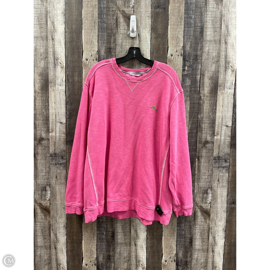 Sweatshirt Crewneck By Tommy Bahama In Pink, Size: 3x