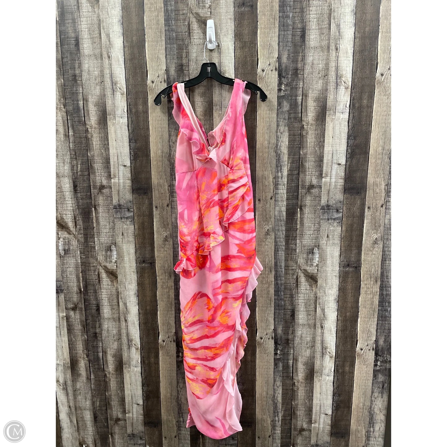 Dress Casual Maxi By Pretty Little Thing In Multi-colored, Size: M