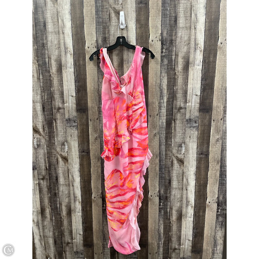 Dress Casual Maxi By Pretty Little Thing In Multi-colored, Size: M