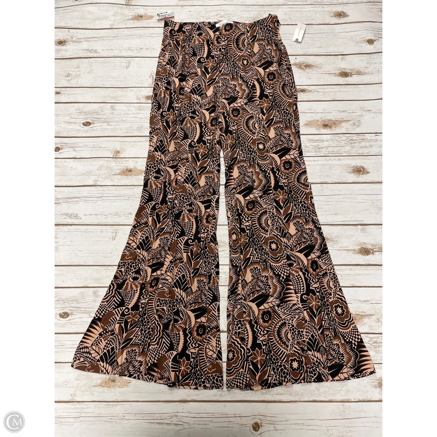 Pants Wide Leg By Anthropologie In Multi-colored, Size: M
