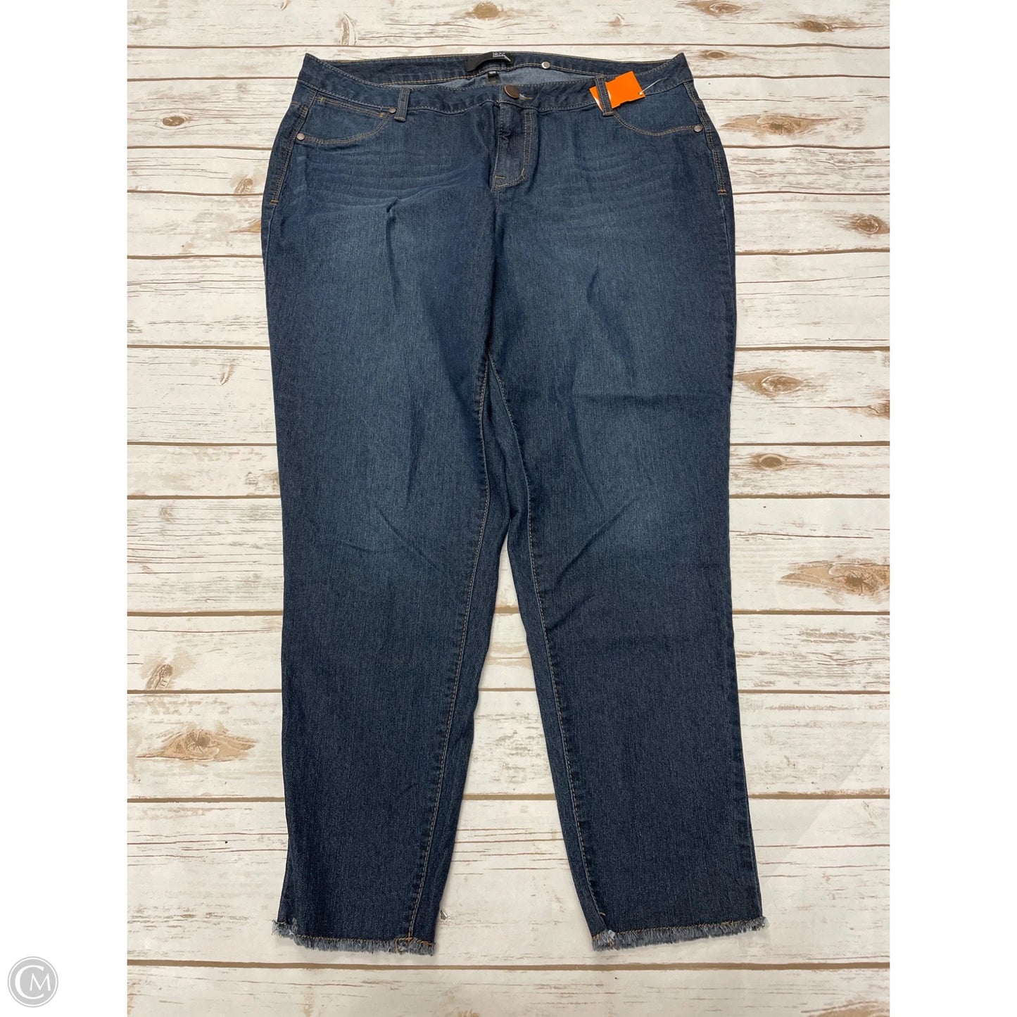 Jeans Skinny By 1822 Denim In Blue Denim, Size: 16