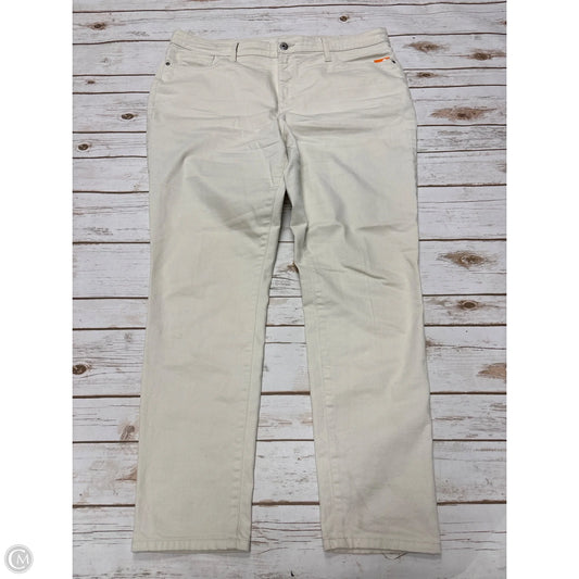 Jeans Skinny By St Johns Bay In Tan Denim, Size: 18