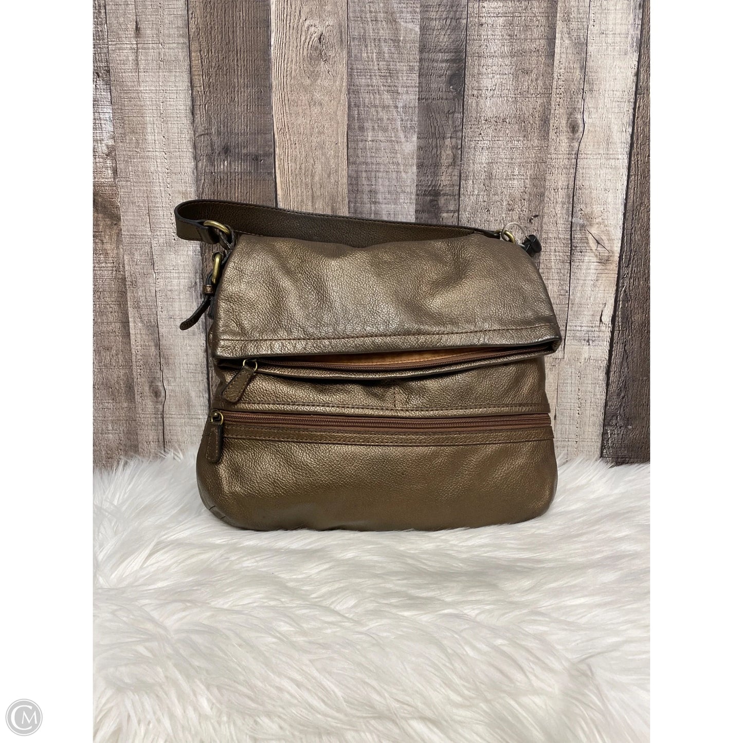 Handbag By Fossil, Size: Large