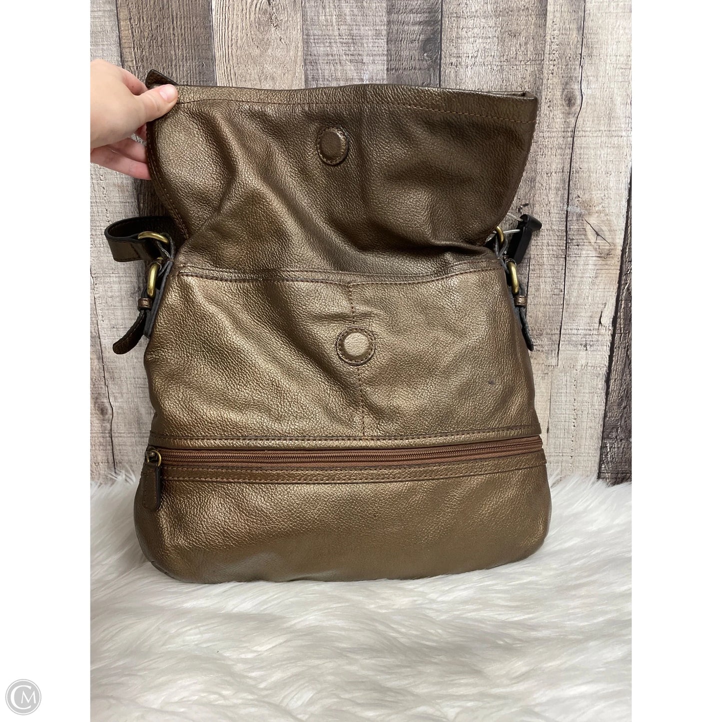 Handbag By Fossil, Size: Large