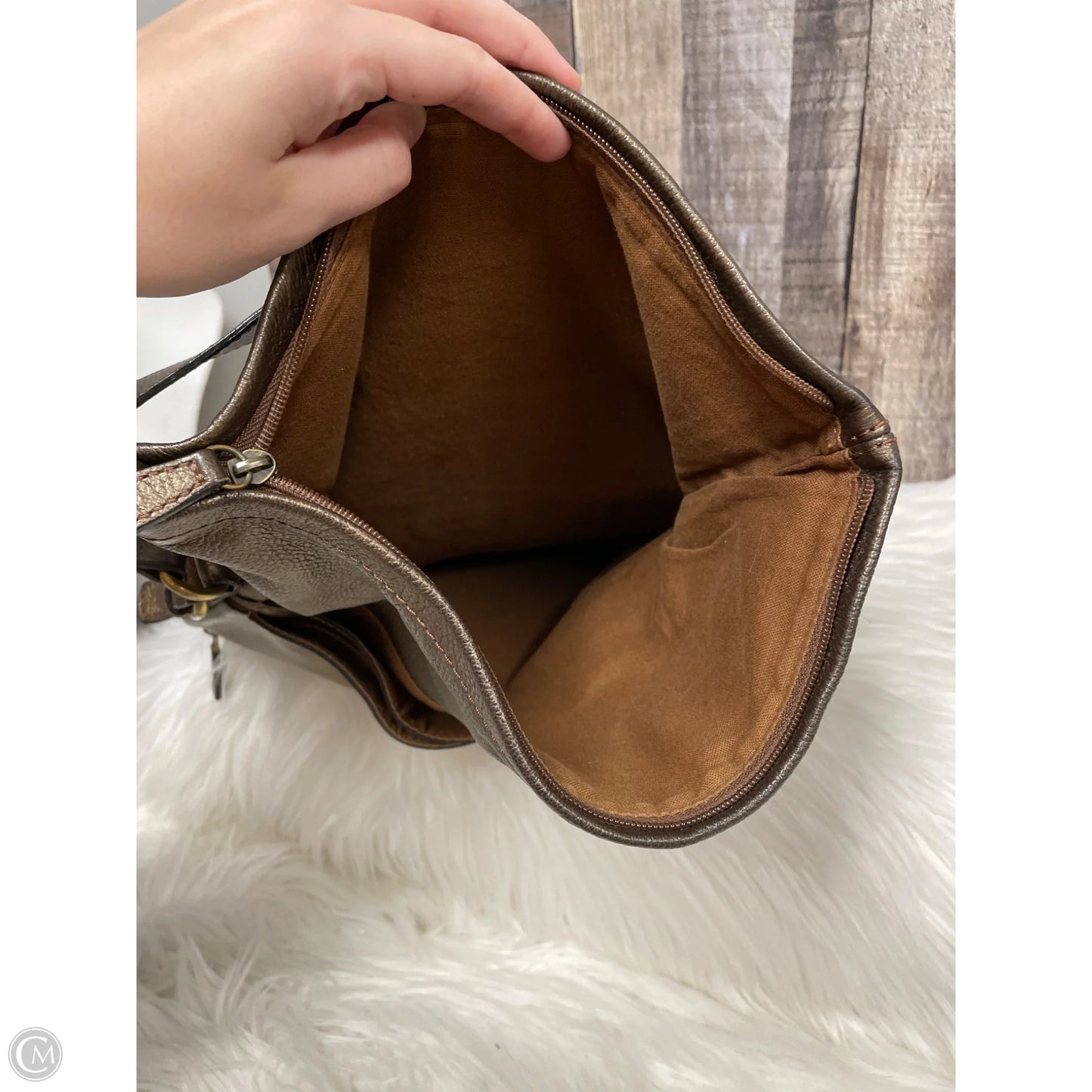 Handbag By Fossil, Size: Large