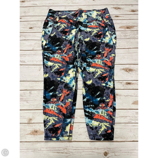 Athletic Leggings By Livi Active In Multi-colored, Size: 3x