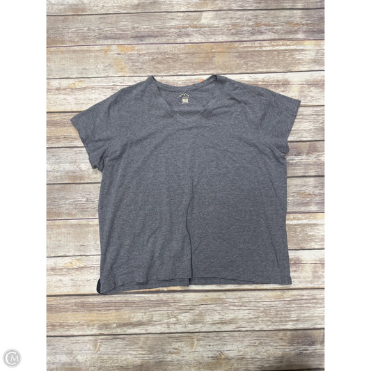 Top Short Sleeve Basic By Cme In Grey, Size: 2x