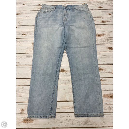 Jeans Straight By Madewell In Blue Denim, Size: 18