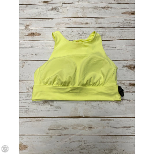 Athletic Bra By All In Motion In Yellow, Size: Xxl