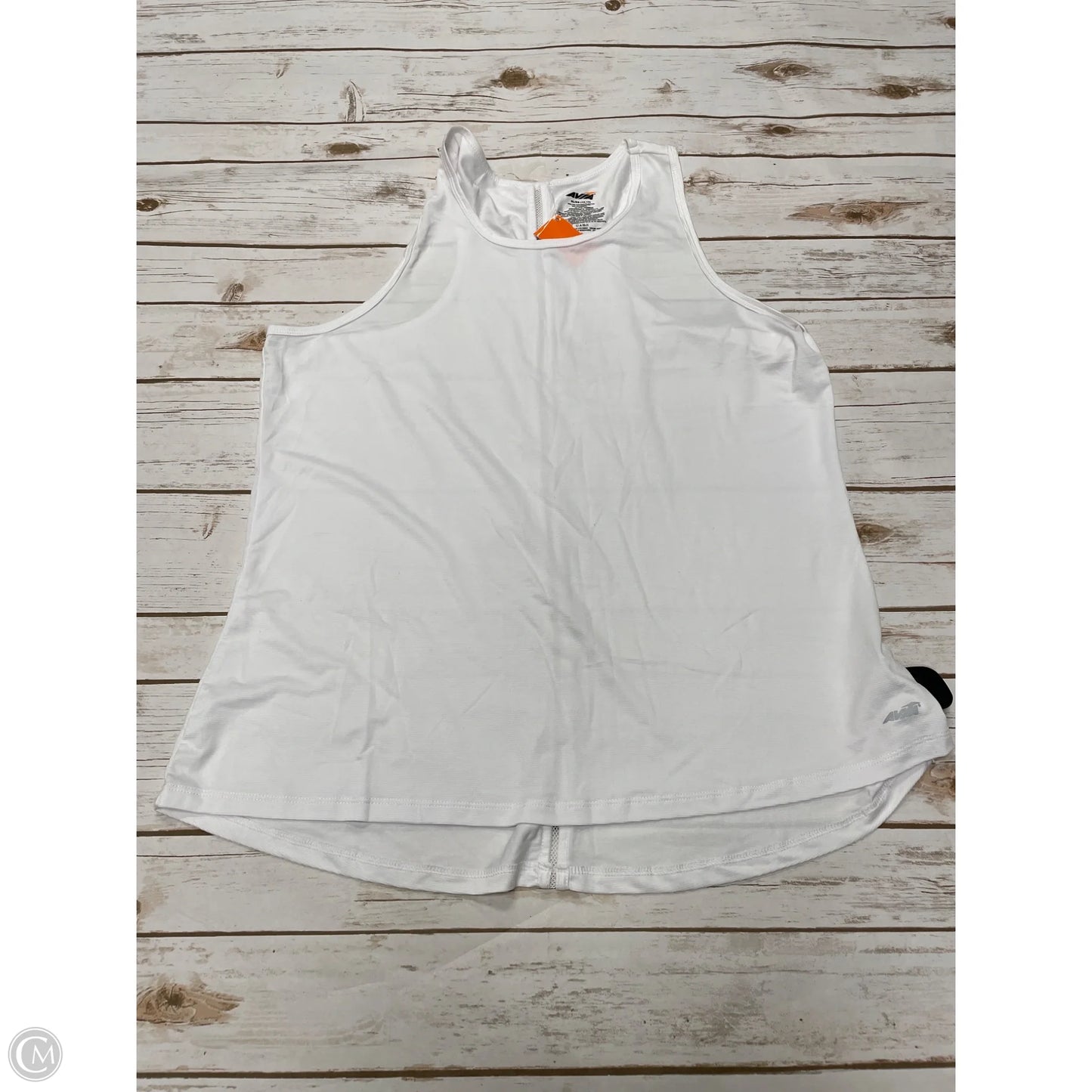 Athletic Tank Top By Avia In White, Size: Xl