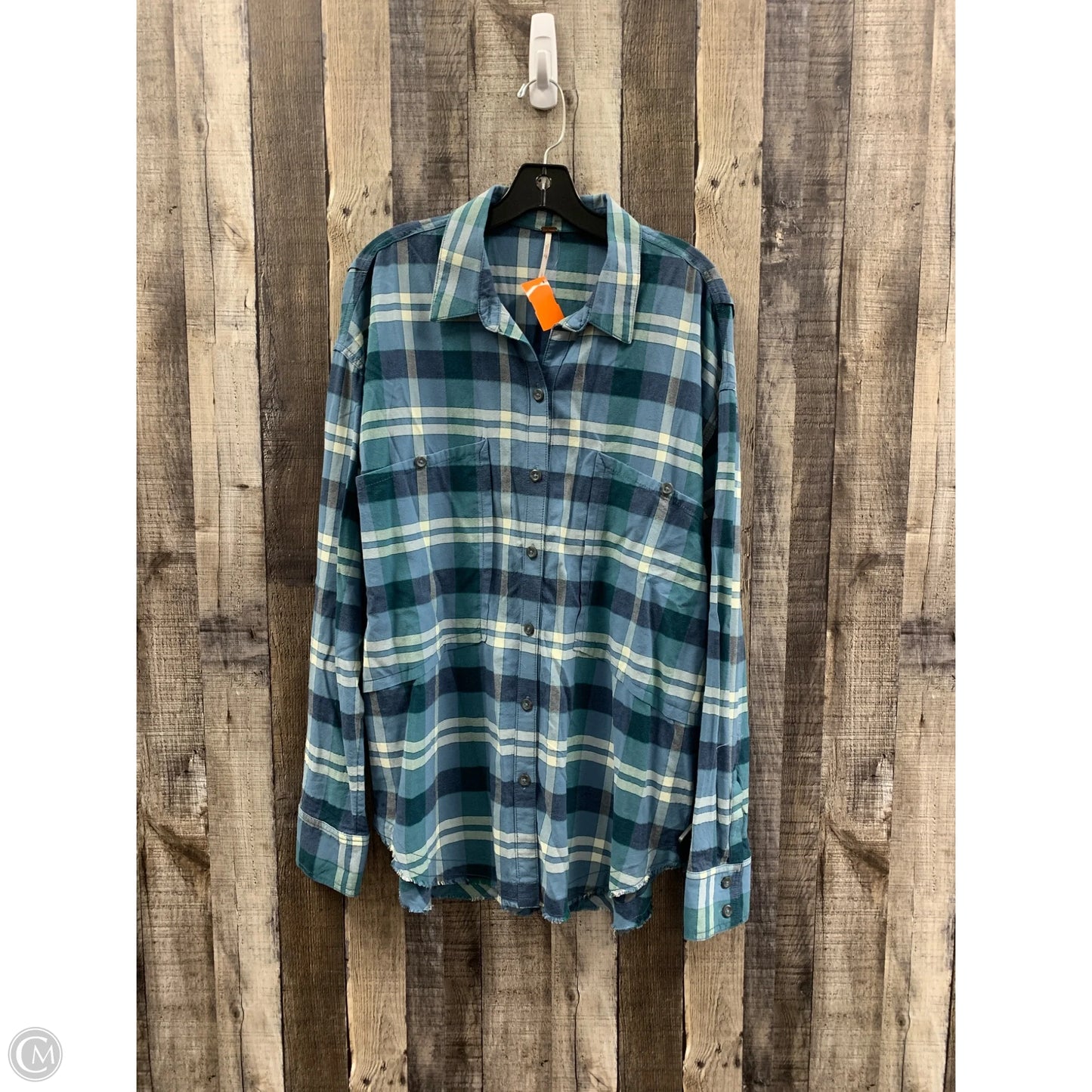 Top Long Sleeve By Free People In Multi-colored, Size: L