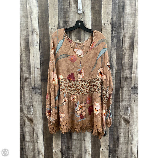 Top Long Sleeve By Oddi In Multi-colored, Size: 3x