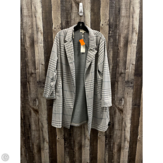 Blazer By Melloday In Plaid Pattern, Size: 1x