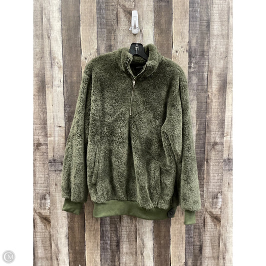 Jacket Fleece By Cme In Green, Size: Xl