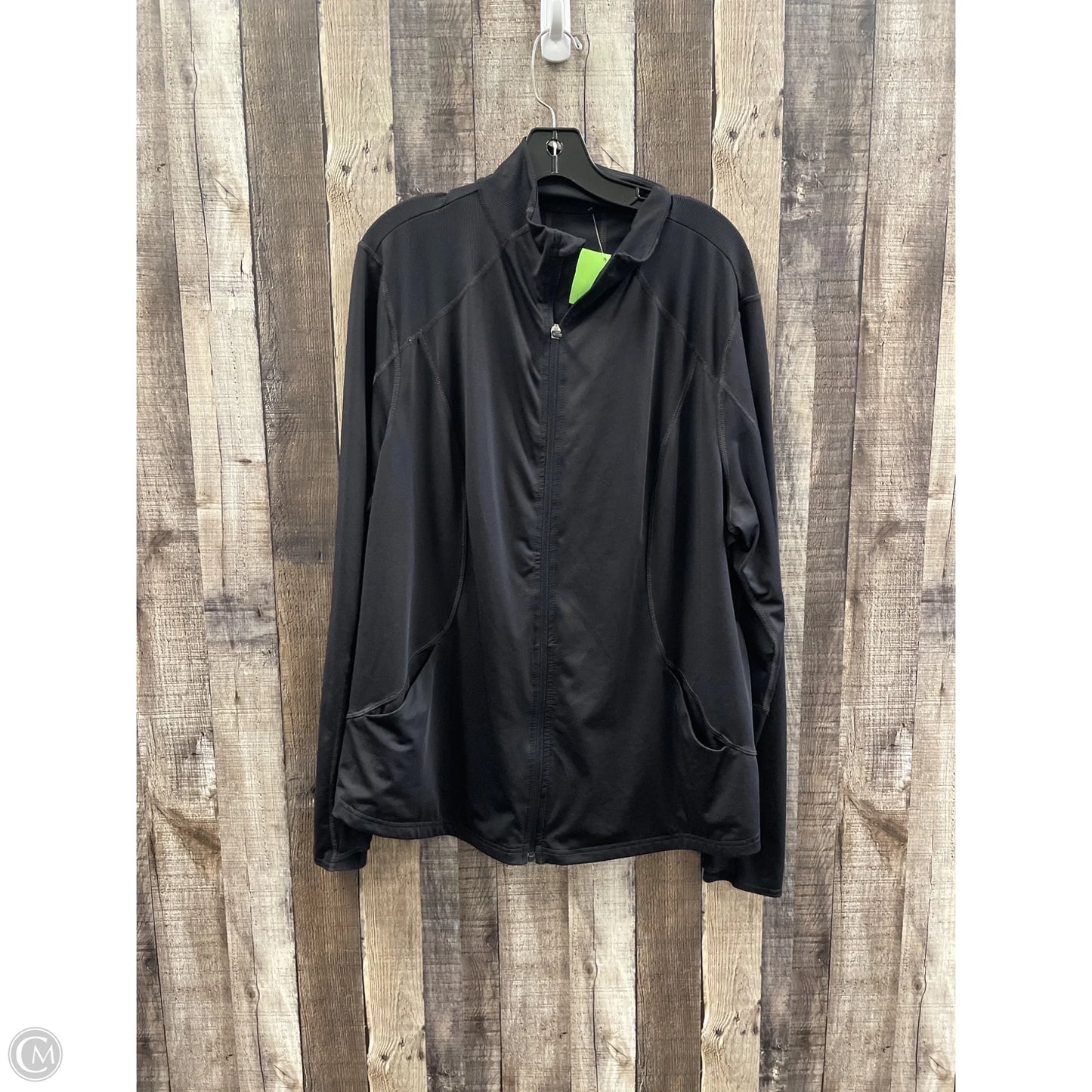 Athletic Jacket By Tek Gear In Black, Size: 2x