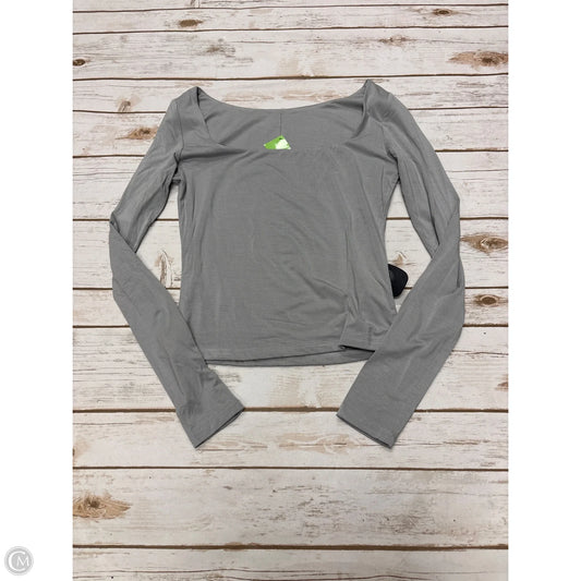 Top Long Sleeve By Cmf In Grey, Size: S