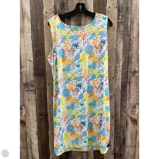 Dress Casual Midi By Cme In Multi-colored, Size: 1x