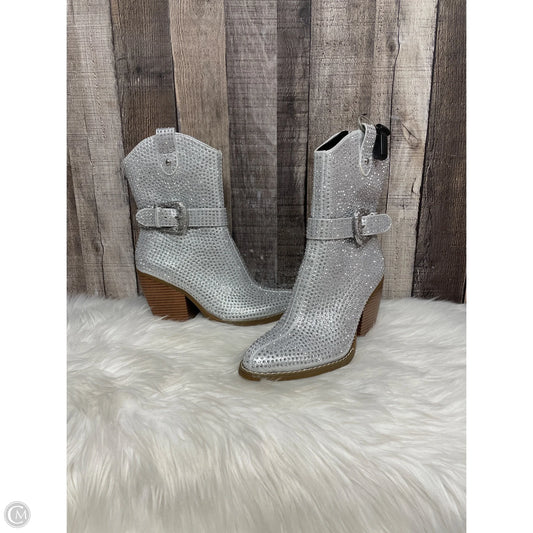 Boots Western By Mix No 6 In Silver, Size: 7.5