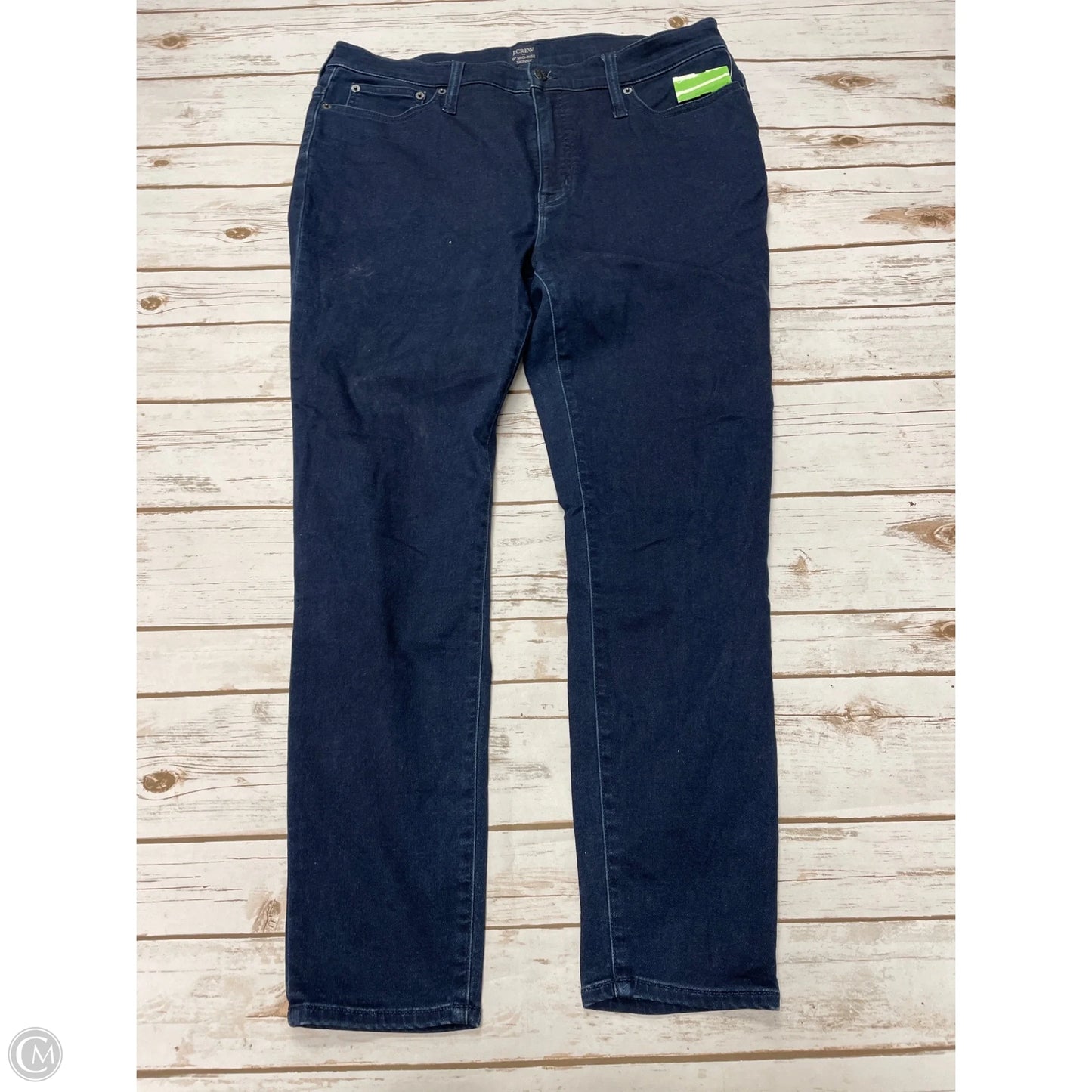 Jeans Skinny By J. Crew In Blue Denim, Size: 16