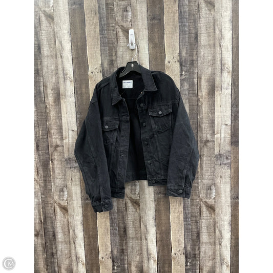 Jacket Denim By Old Navy In Black Denim, Size: Xl