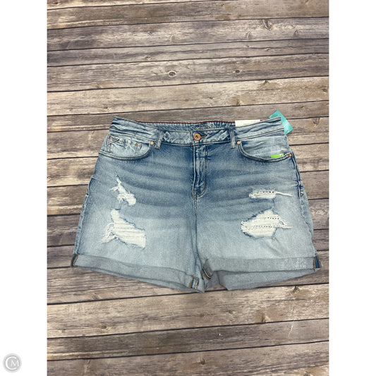 Shorts By Maurices In Blue Denim, Size: 18