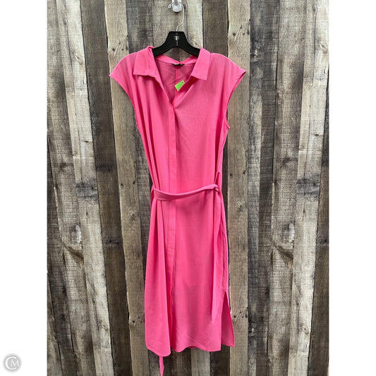 Dress Casual Maxi By Versona In Pink, Size: S