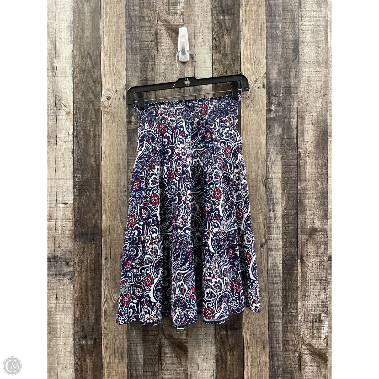 Skirt Midi By St Johns Bay In Blue, Size: M