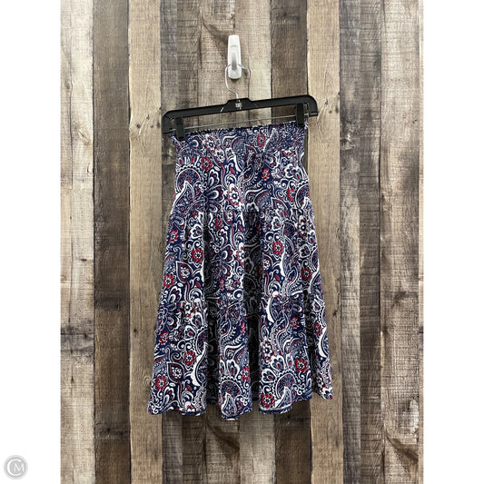 Skirt Midi By St Johns Bay In Blue, Size: M