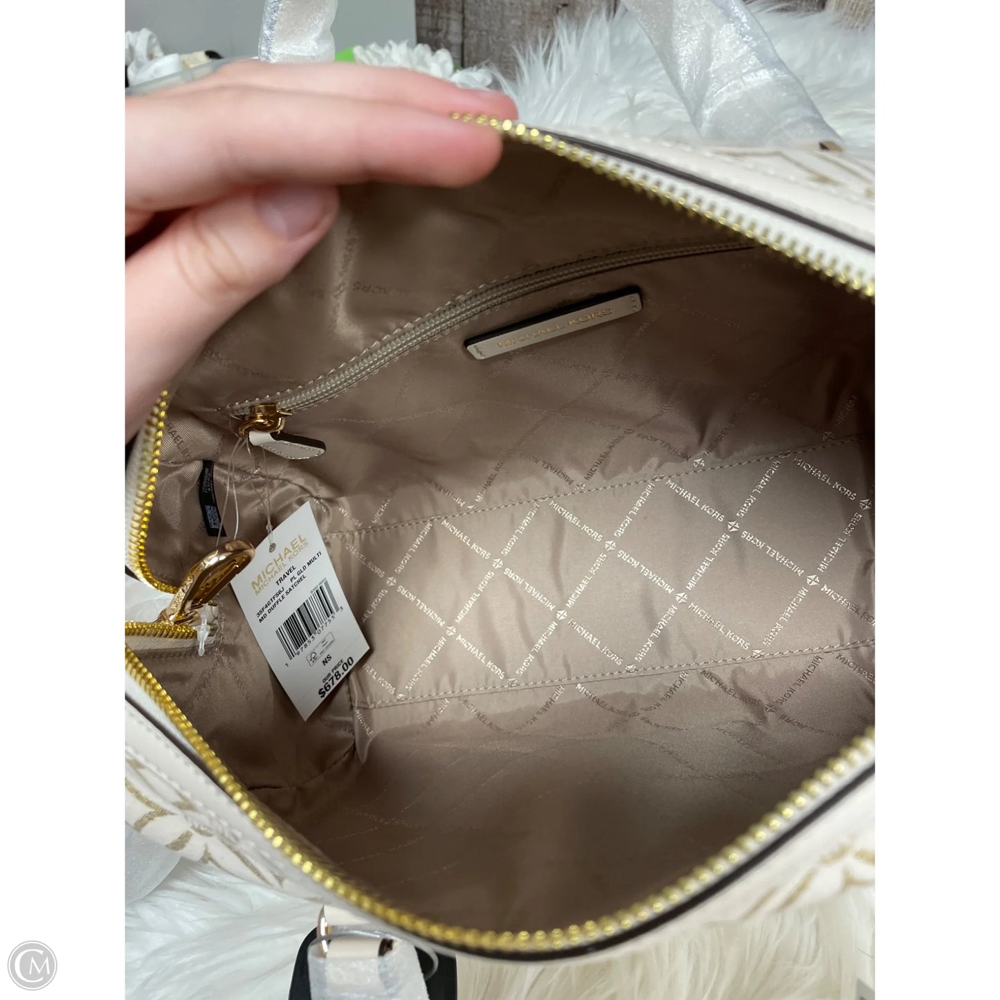 Crossbody Designer By Michael Kors, Size: Medium