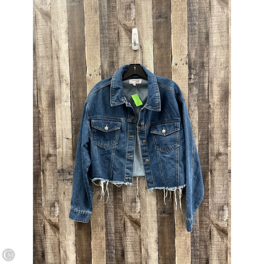 Jacket Denim By Cme In Blue Denim, Size: Xl