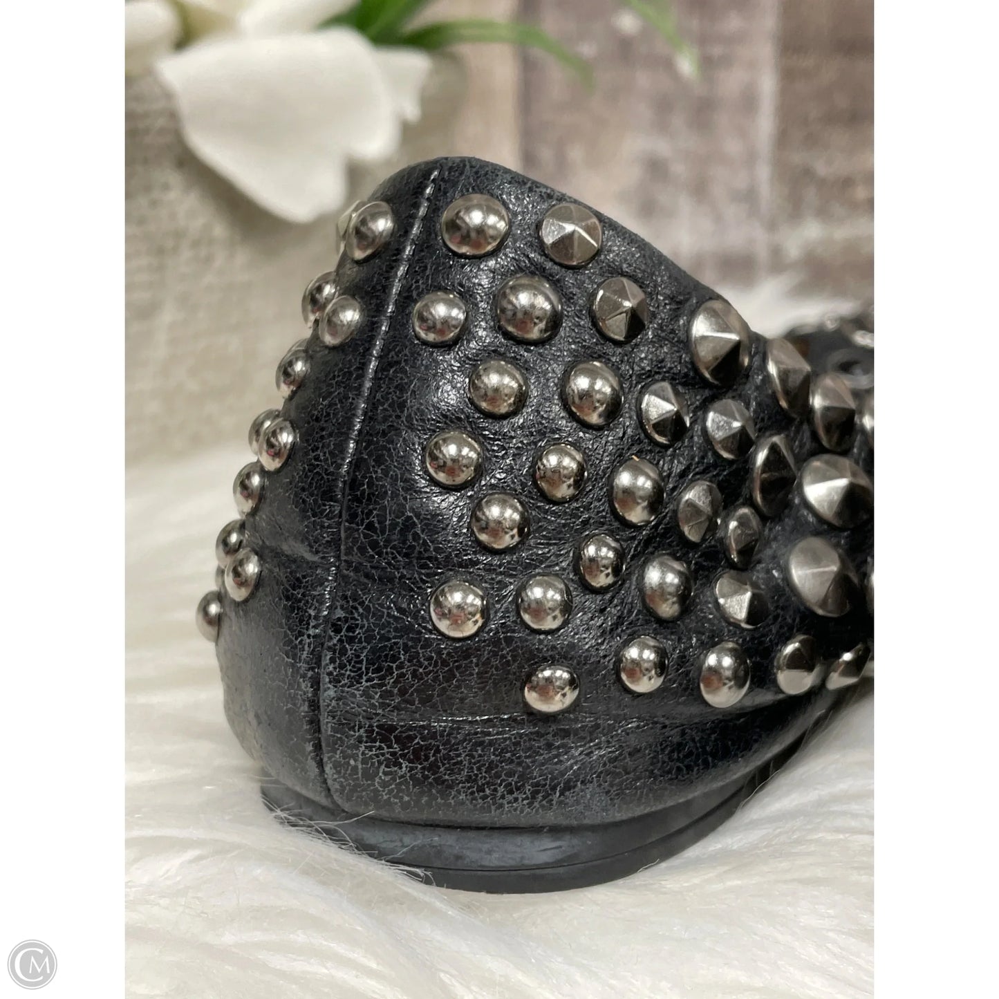 Shoes Luxury Designer By Prada In Black, Size: 8