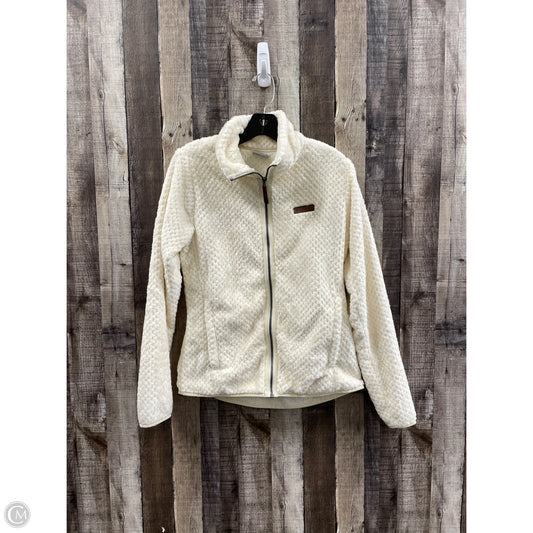 Jacket Fleece By Columbia In Cream, Size: M
