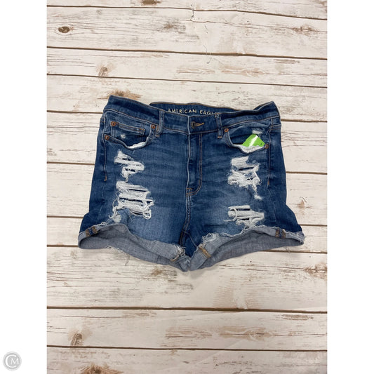 Shorts By American Eagle In Blue Denim, Size: 10